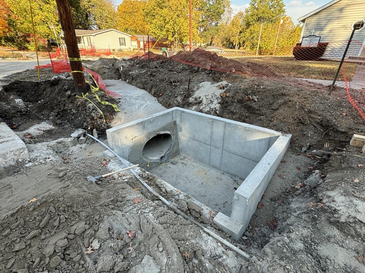 8th and Main stormwater work