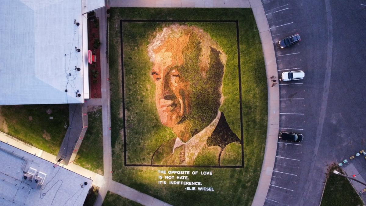 Elie Wiesel Portrait by Stan Herd