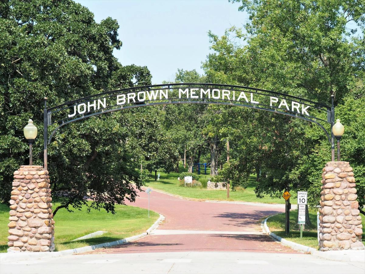 John Brown Memorial Park entrance