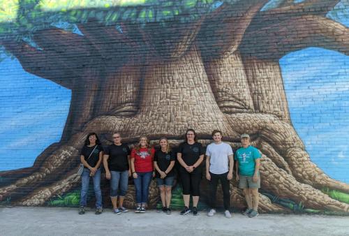 mural ribbon cutting