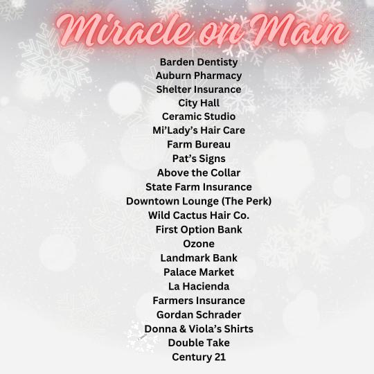 raffle box locations 2023 miracle on main street