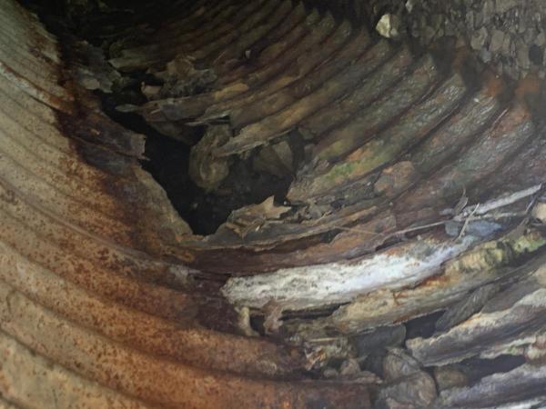 Culvert damage