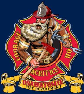 Osawatomie Volunteer Fire Department Logo