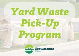 Yard Waste Pick-up Program graphic