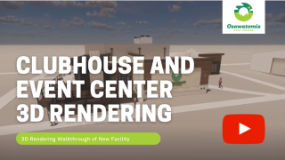 ogc clubhouse youtube thumbnail 3d rendering video walkthrough