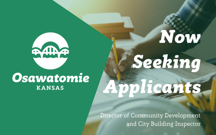 header graphic city of osawatomie now seeking applicants for director of community development