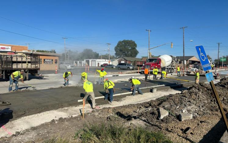 concrete work