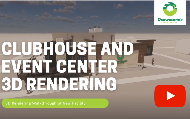 ogc clubhouse youtube thumbnail 3d rendering video walkthrough